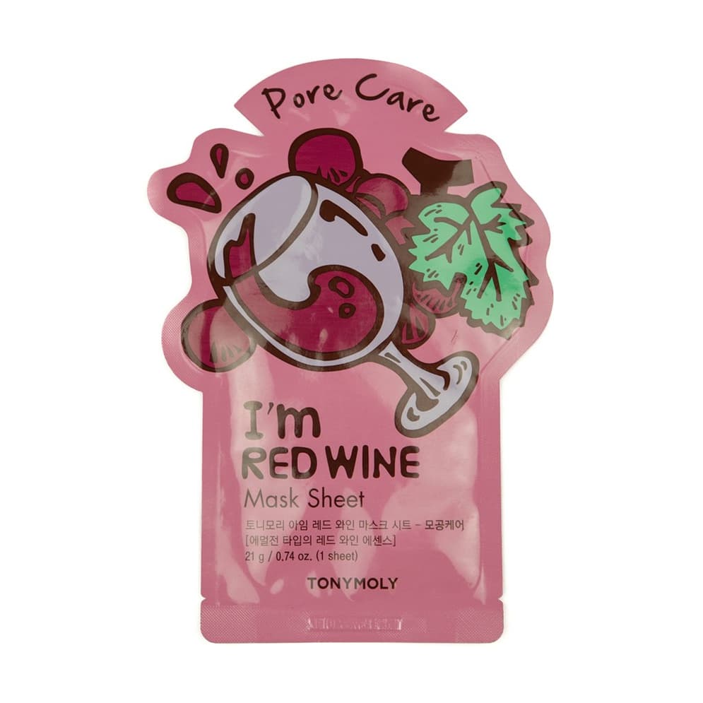 I'm Red Wine Pore Care Mask Sheet