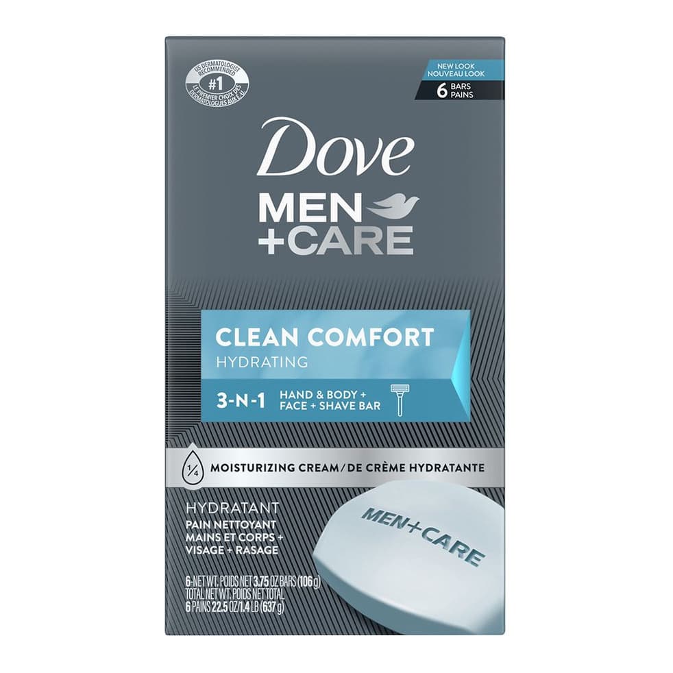Body Soap and Face Bar Clean Comfort