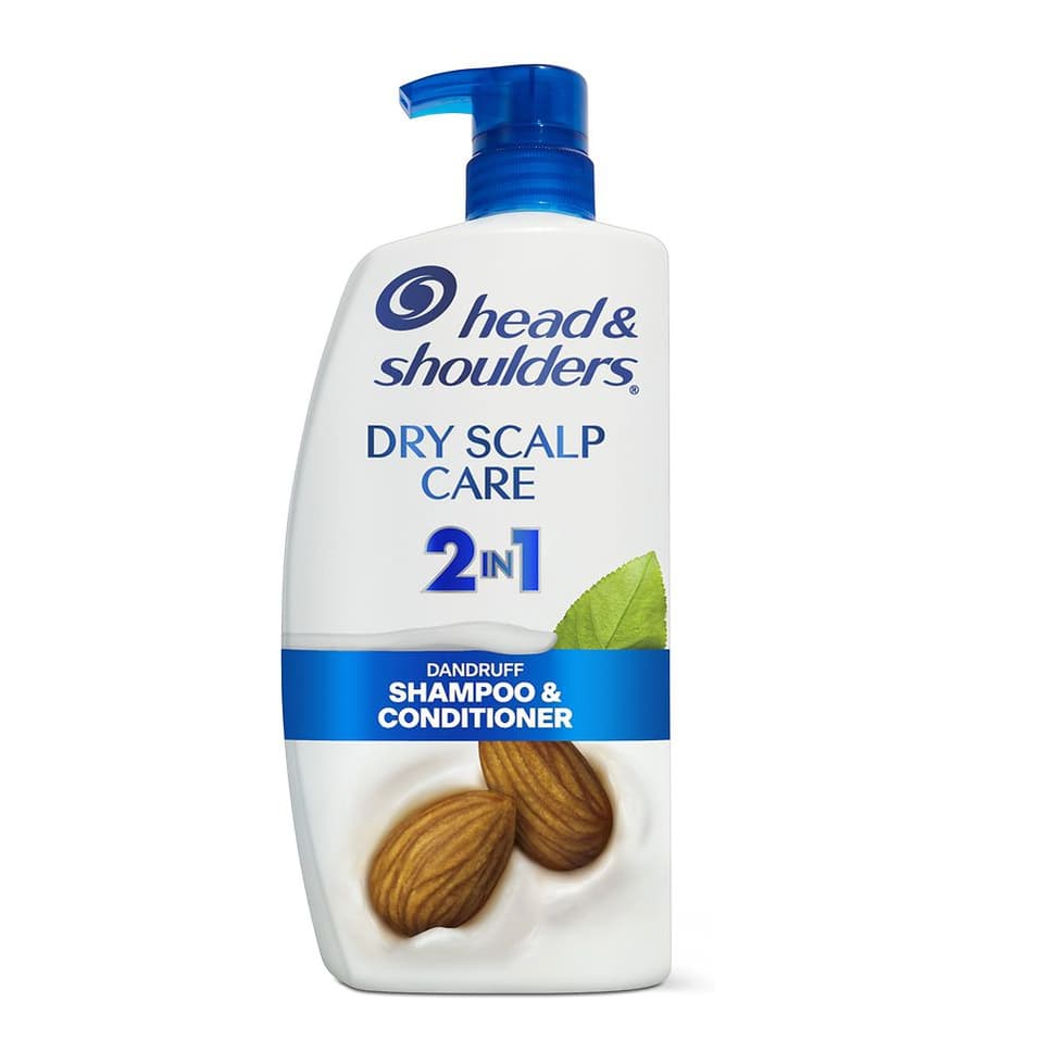 2 in 1 Dandruff Shampoo and Conditioner, Anti-Dandruff Treatment Notes of almond oil