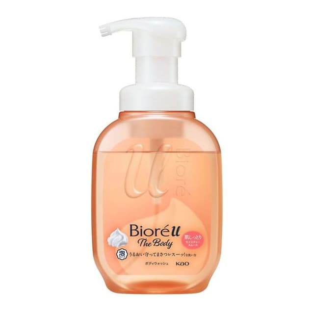 Biore U The Body Foam Type Body Soap, Moisture Smooth