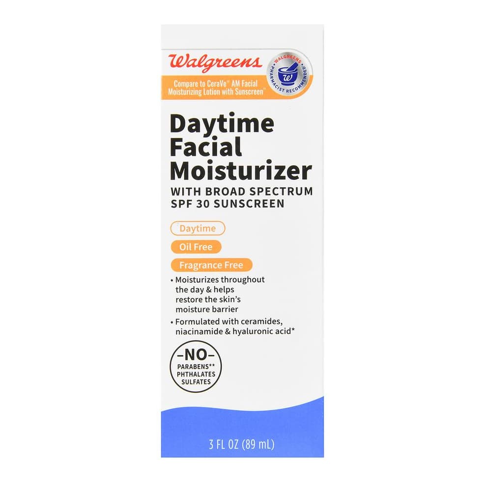 Daytime Facial Moisturizer with Broad Spectrum SPF 30 Sunscreen Fragrance Free
