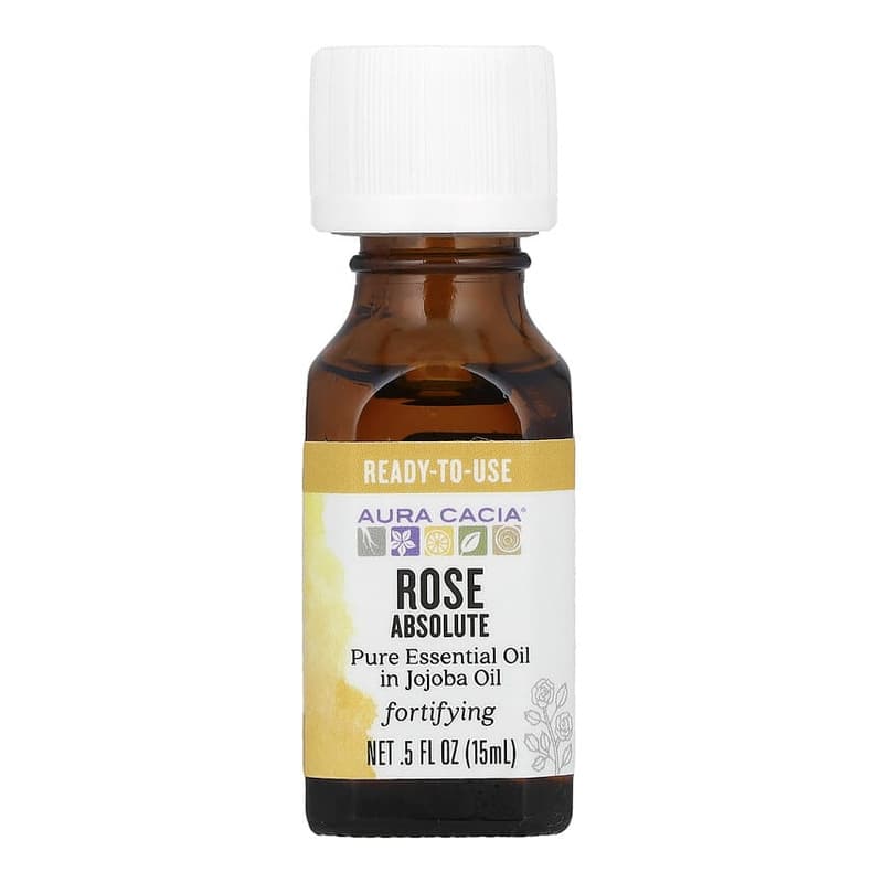 Pure Essential Oil in Jojoba Oil, Rose Absolute
