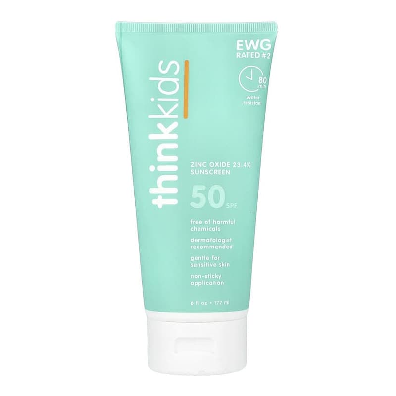 Thinkids, Zinc Oxide Sunscreen, SPF 50