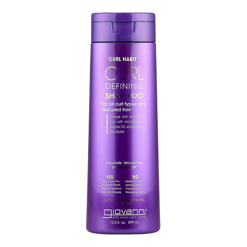 Curl Habit™, Curl Defining Shampoo, For All Curl Types and Textured Hair