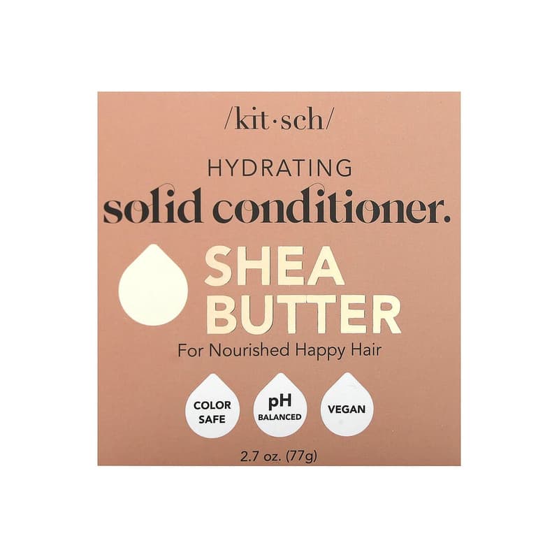 Hydrating Solid Conditioner Bar, Shea Butter, Sugared Amber & Shea