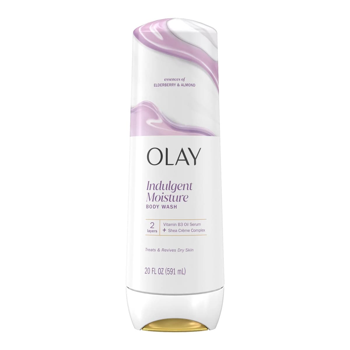 Indulgent Moisture Body Wash Infused with Vitamin B3 - Notes of Elderberry and Almond Cream