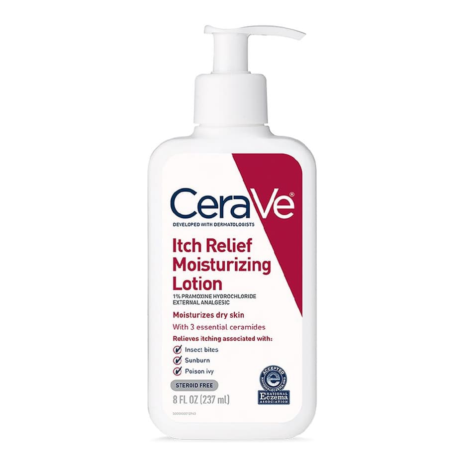 Itch Relief Moisturizing Lotion with Pramoxine Hydrochloride for Dry Skin