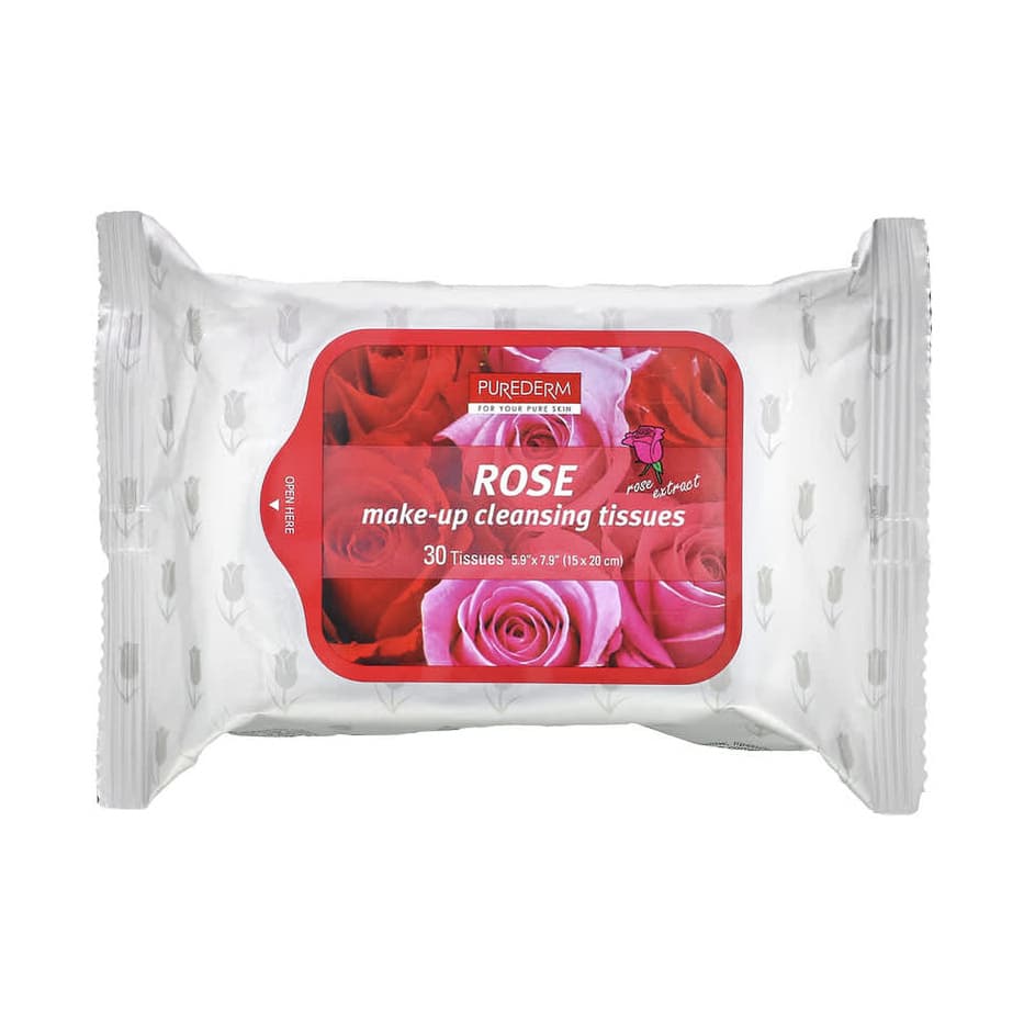 Make-Up Cleansing Tissues, Rose