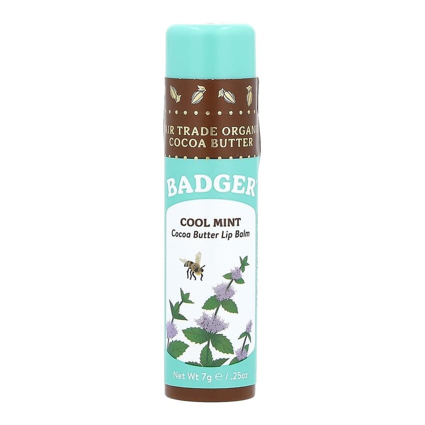 Cocoa Butter Lip Balm, Cool Mint