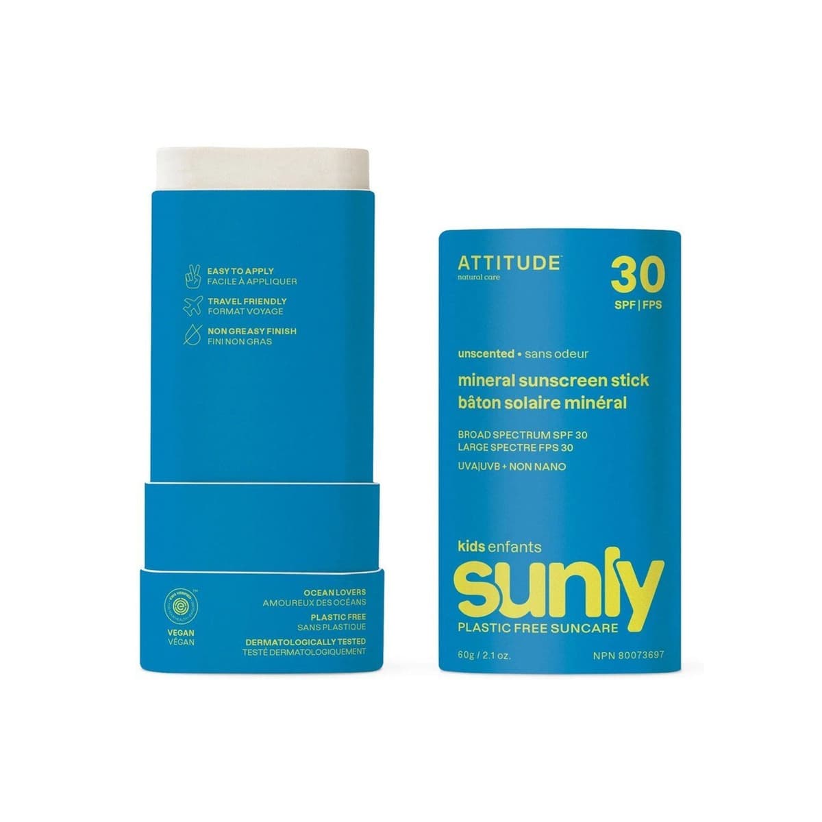 Sunly Kids Mineral Sunscreen Stick SPF30 Unscented