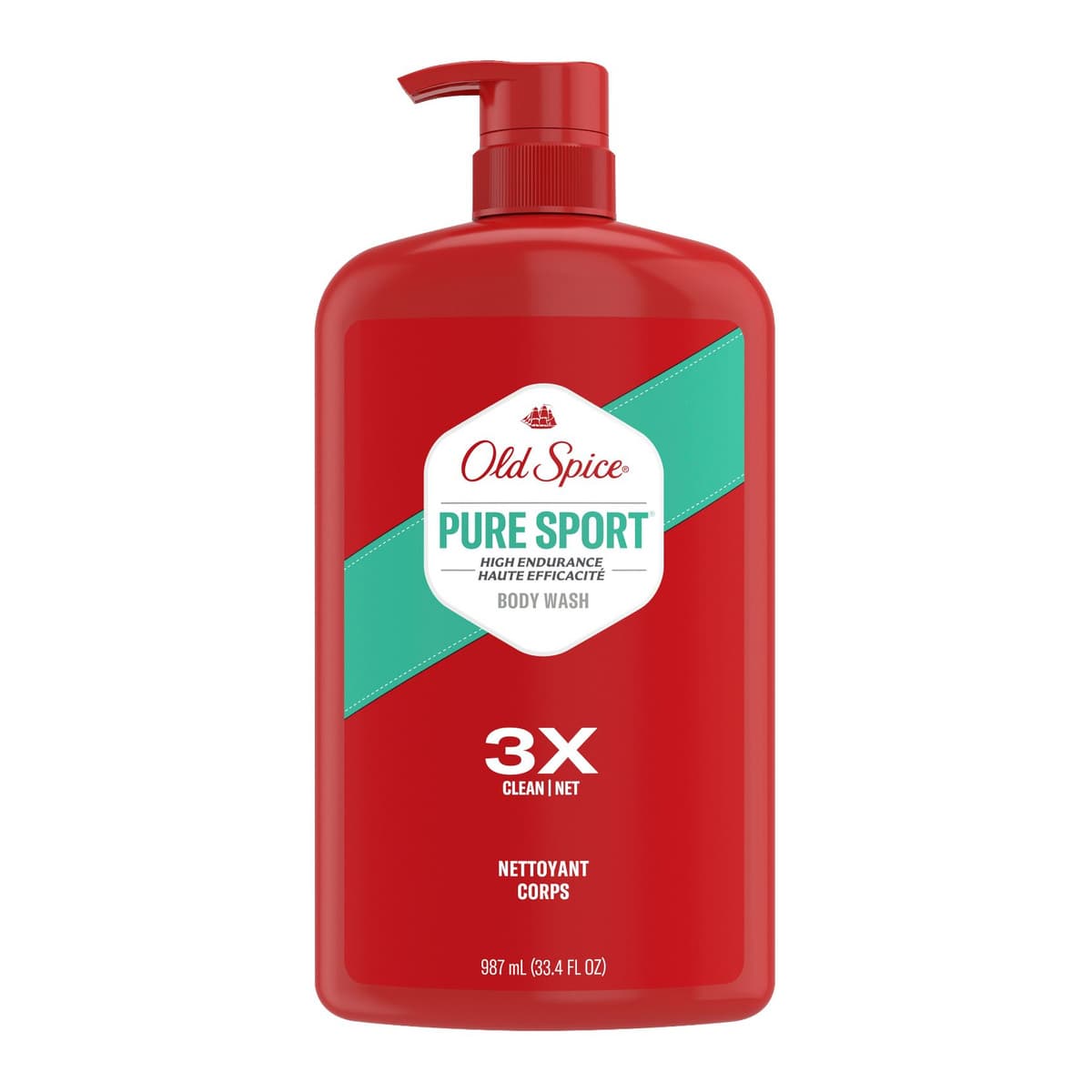 High Endurance Body Wash with Pump