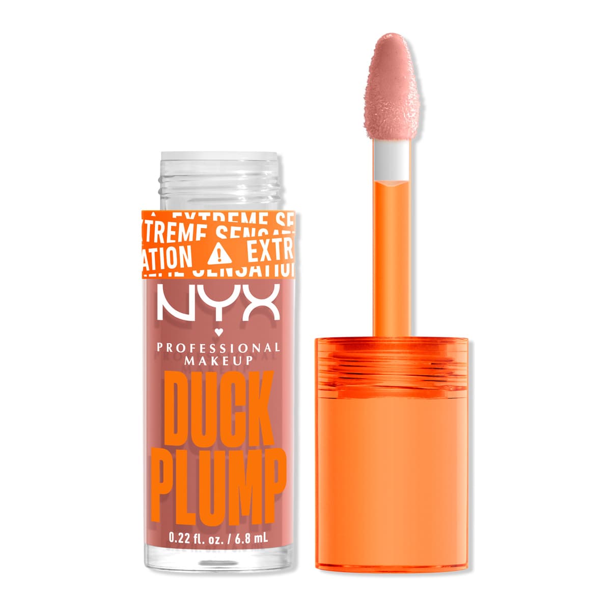 Duck Plump High Pigment Lip Plumping Gloss, Bangin' Bare