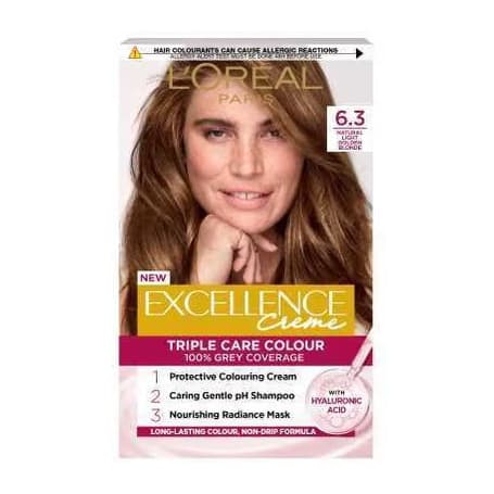 Excellence Creme 6.3 Light Golden Brown Hair Dye