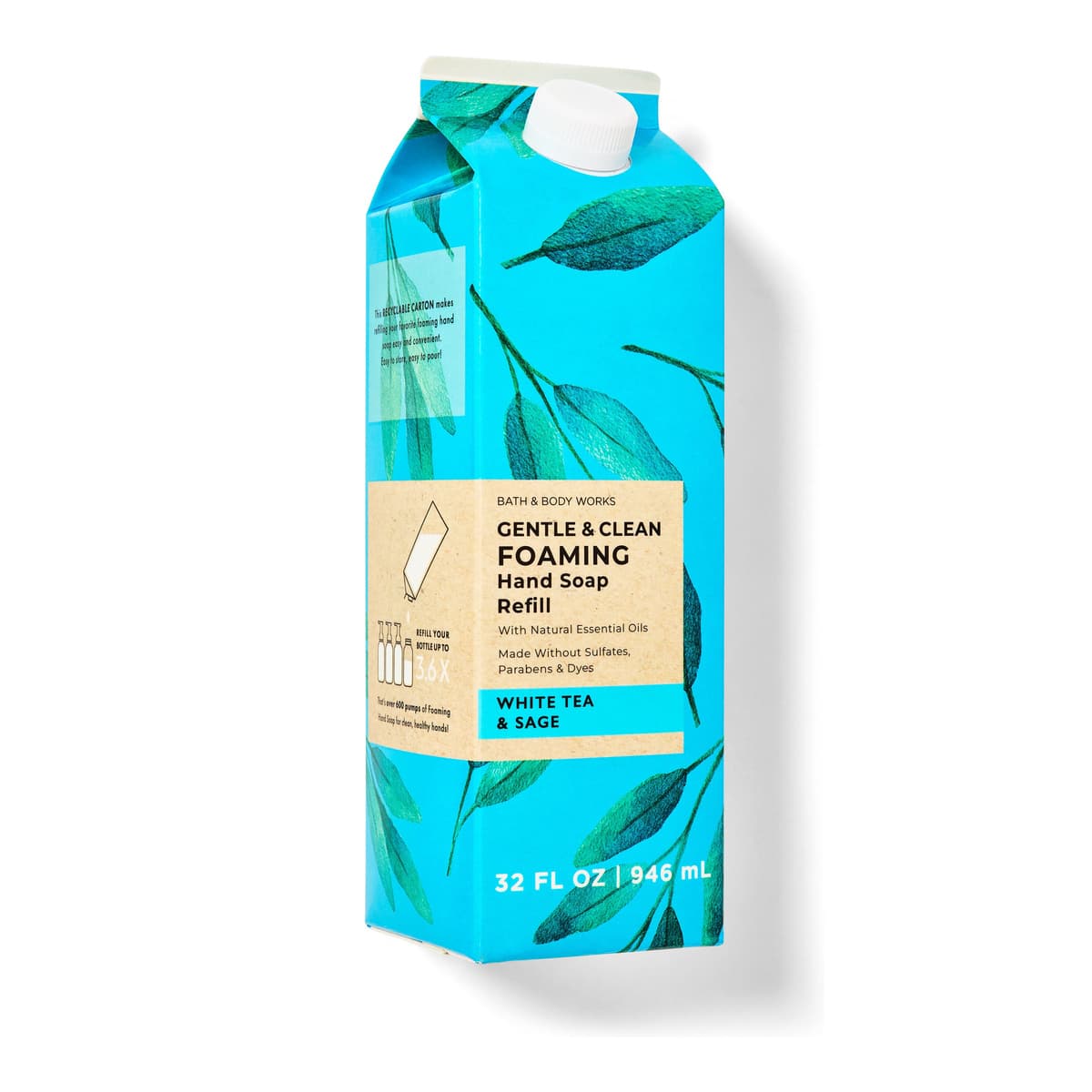 White Tea & Sage, Gentle & Clean Foaming Refill