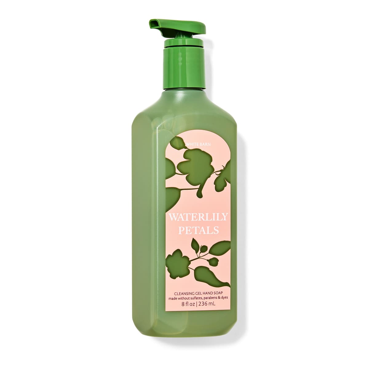 White Barn, Waterlily Petals, Cleansing Gel Hand Soap