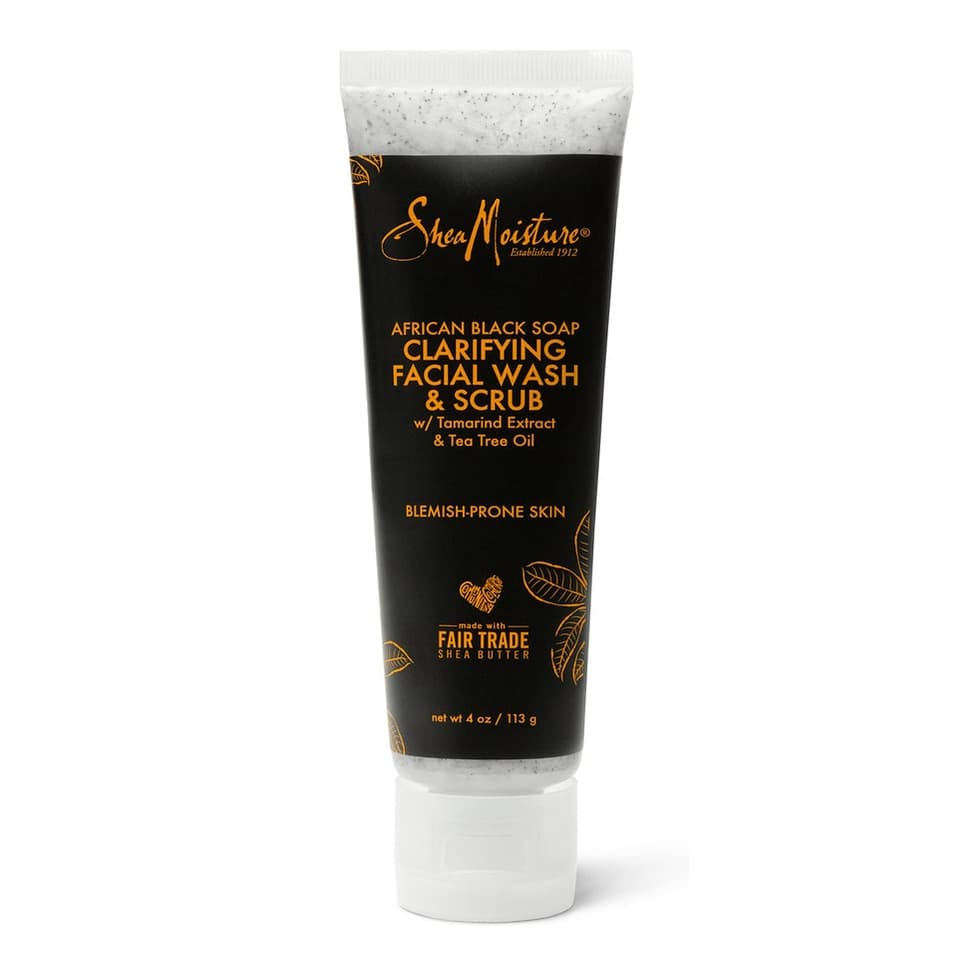 African Black Soap Facial Wash and Scrub