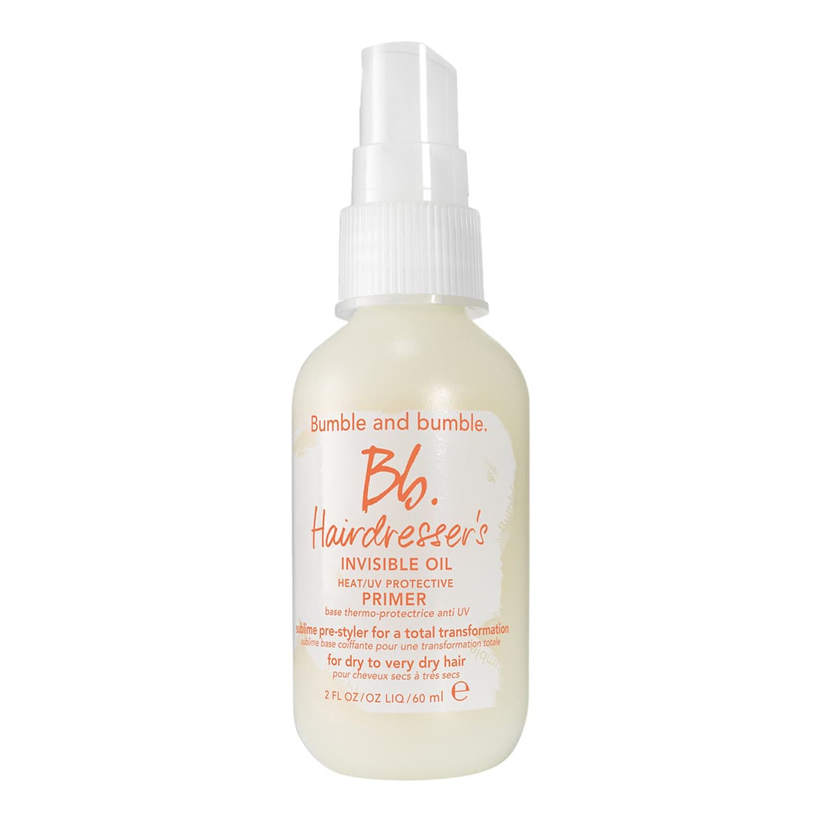 Mini Hairdresser's Invisible Oil Heat Protectant Leave In Conditioner Primer