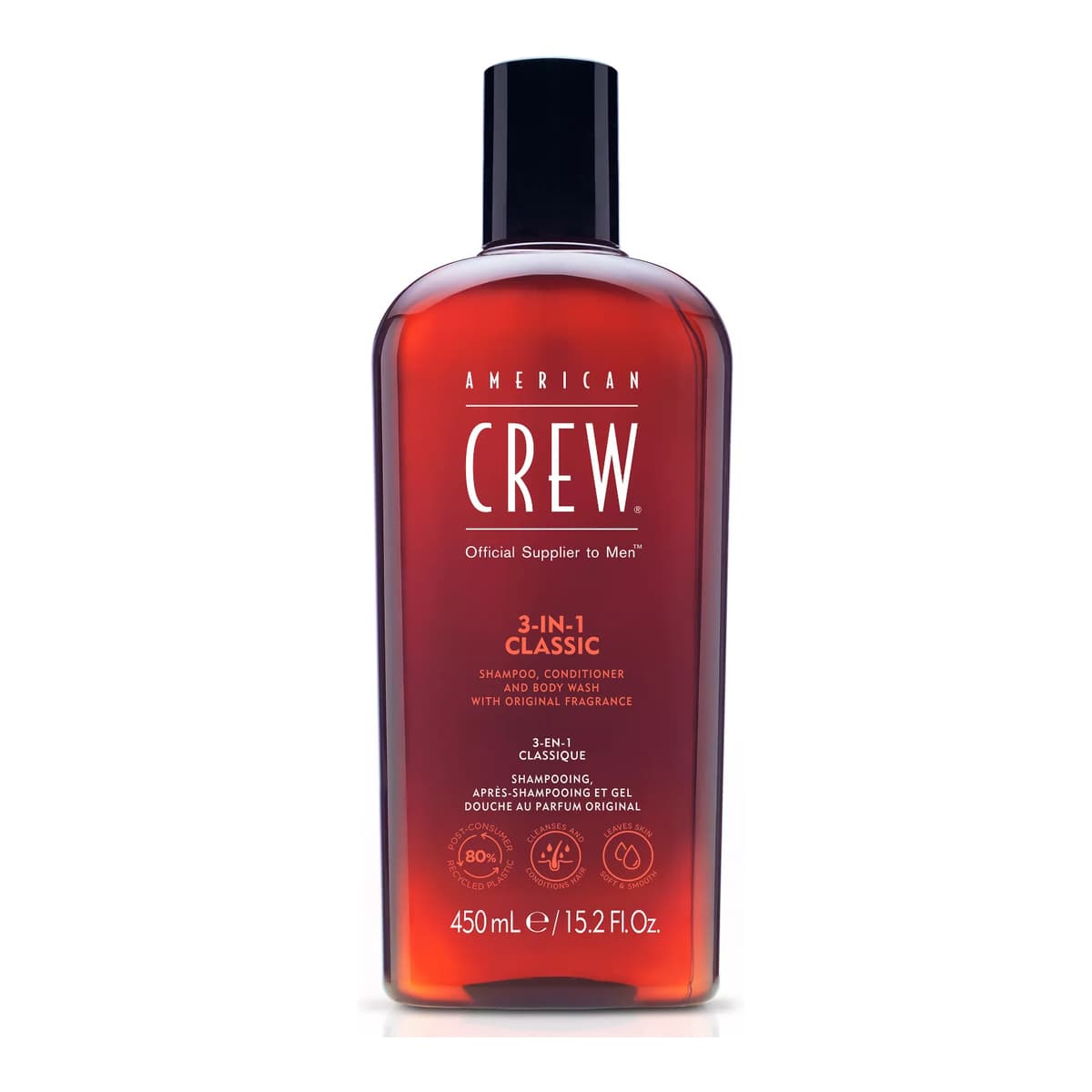 3-in-1 Shampoo, Conditioner and Body Wash