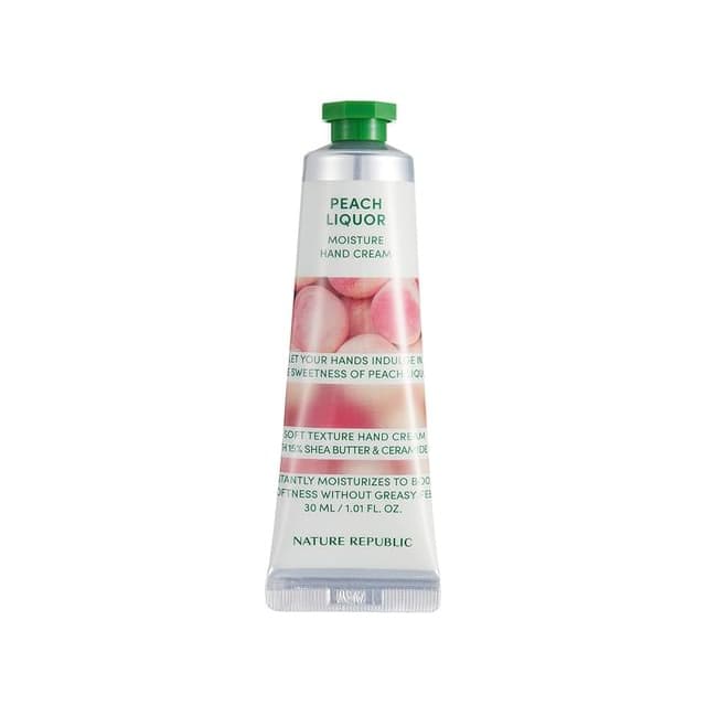 Hand And Nature Hand Cream, Peach Liquor