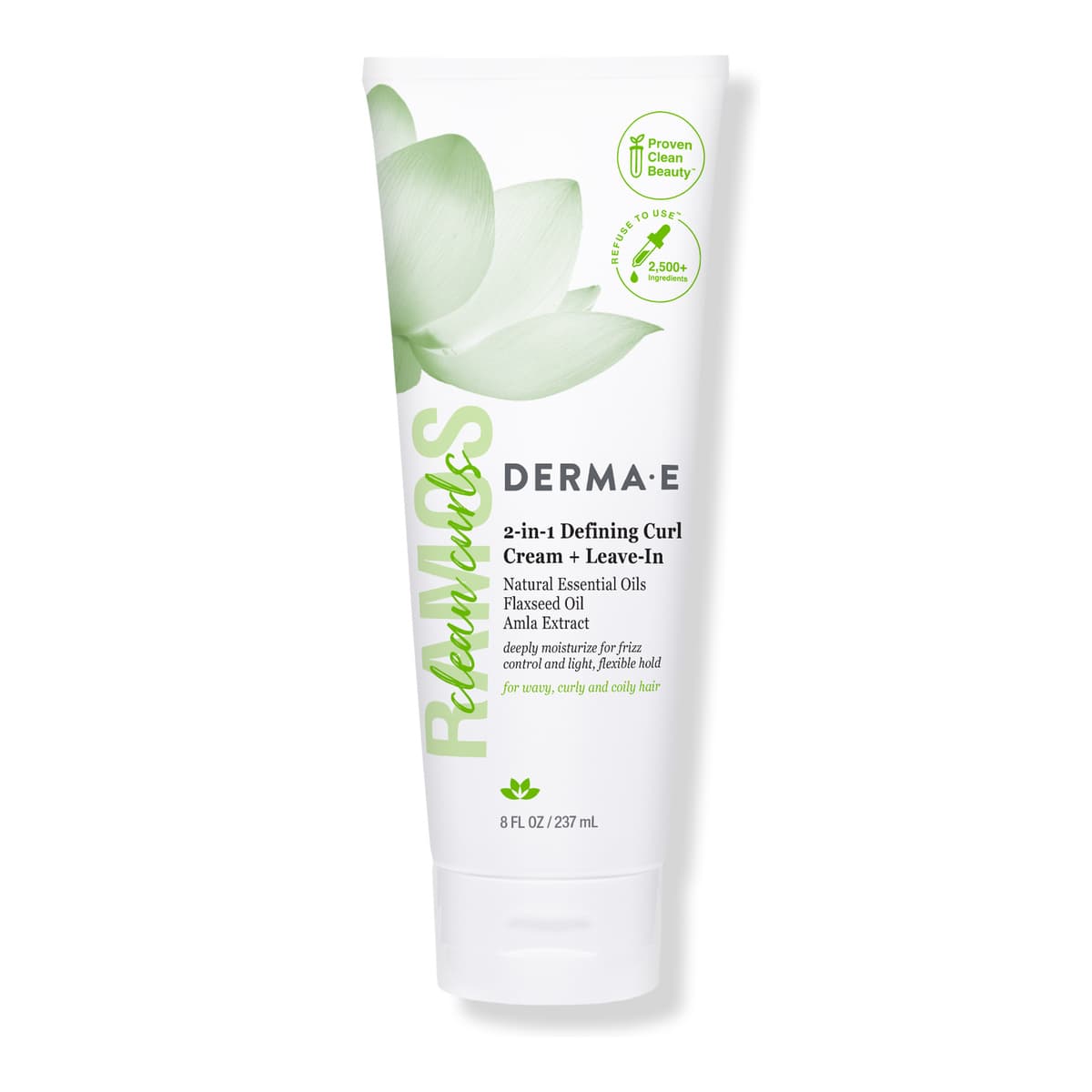 Alba Ramos Clean Curls 2-In-1 Defining Curl Cream + Leave-In Treatment