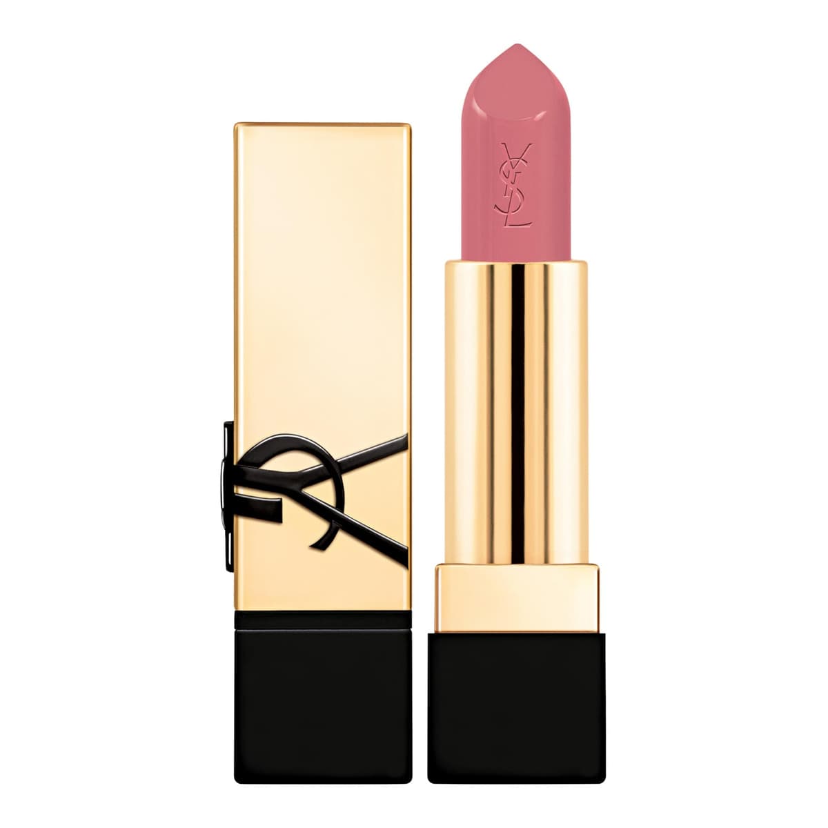 Rouge Pur Couture Caring Satin Lipstick with Ceramides, N44 Nude Lavalliere