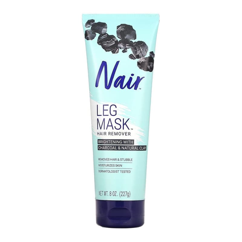 Hair Remover, Leg Mask, Charcoal & Natural Clay