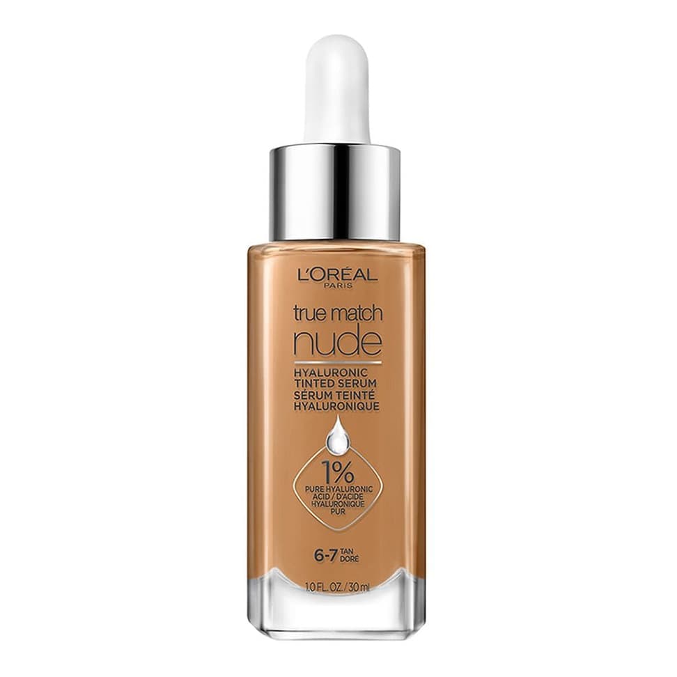Hyaluronic Tinted Serum Makeup Skincare Hybrid, Tan 6-7