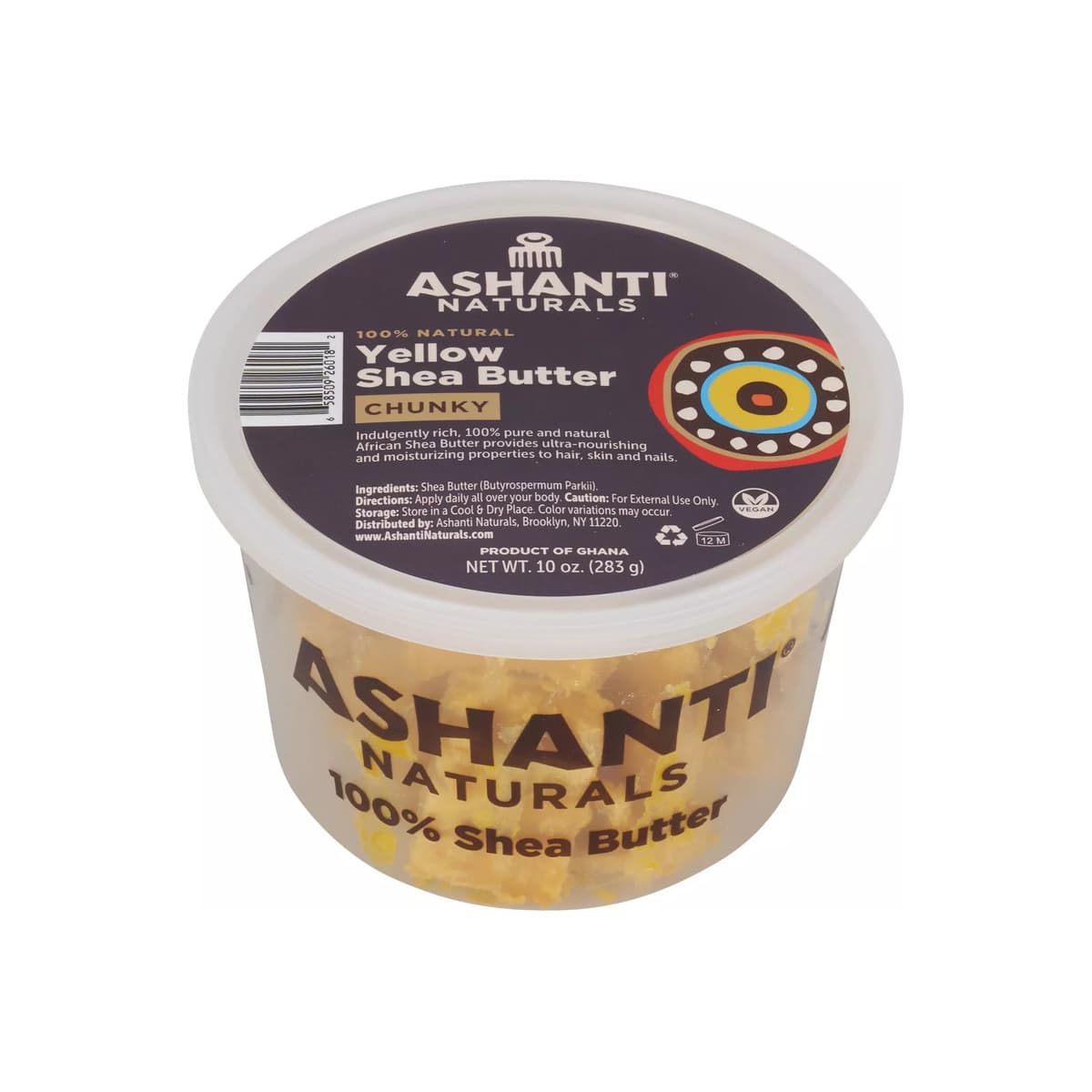 African Chunky Hair Treatments Shea Butter - Yellow