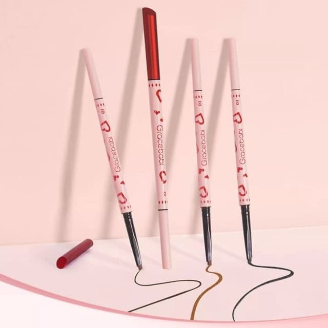 Flat Eyebrow Pencil, #02 Brown