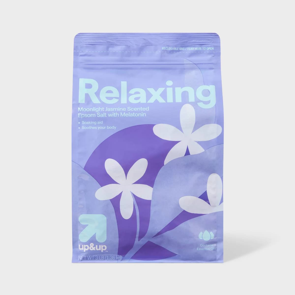 Relaxing Epsom Salt - Moonlight Jasmine Scent with Melatonin - - up&up™