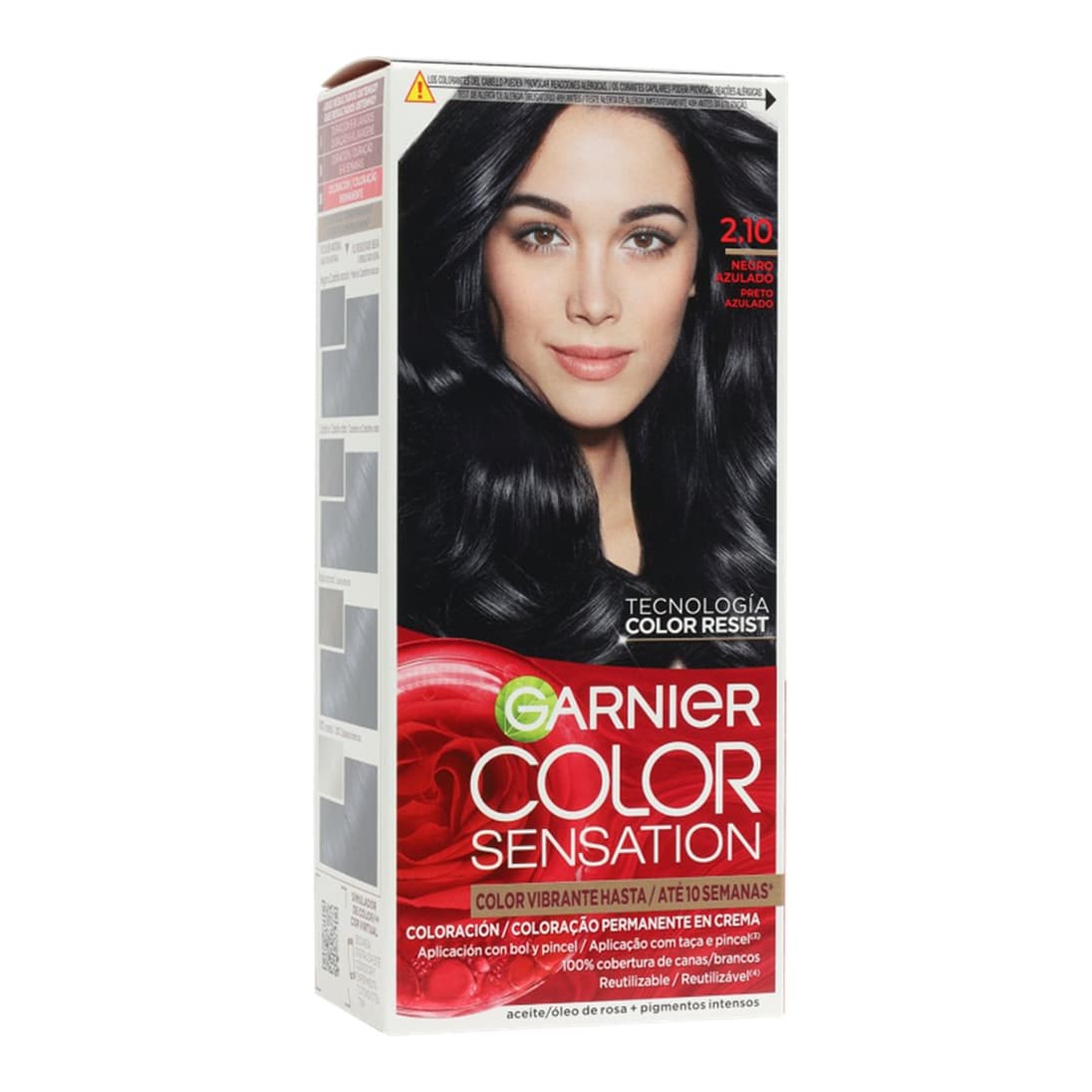 Color Sensation Permanent Hair Dye 2.10 Blue Black
