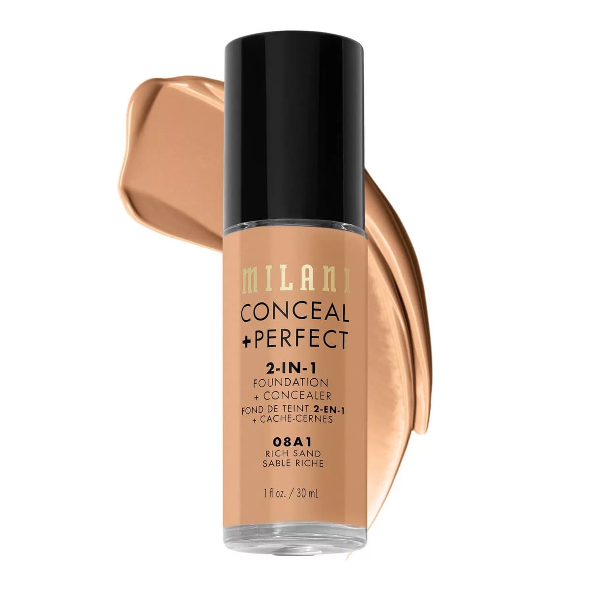 Conceal + Perfect 2-in-1 Foundation + Concealer, 08A1 Rich Sand