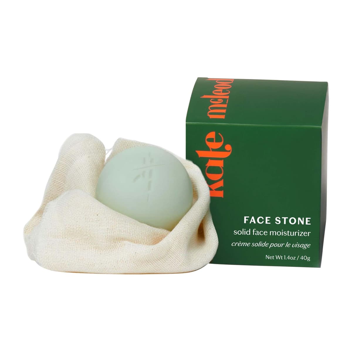 Face Stone Nourishing Solid Refillable Facial Oil with Tamanu + Blue Tansy