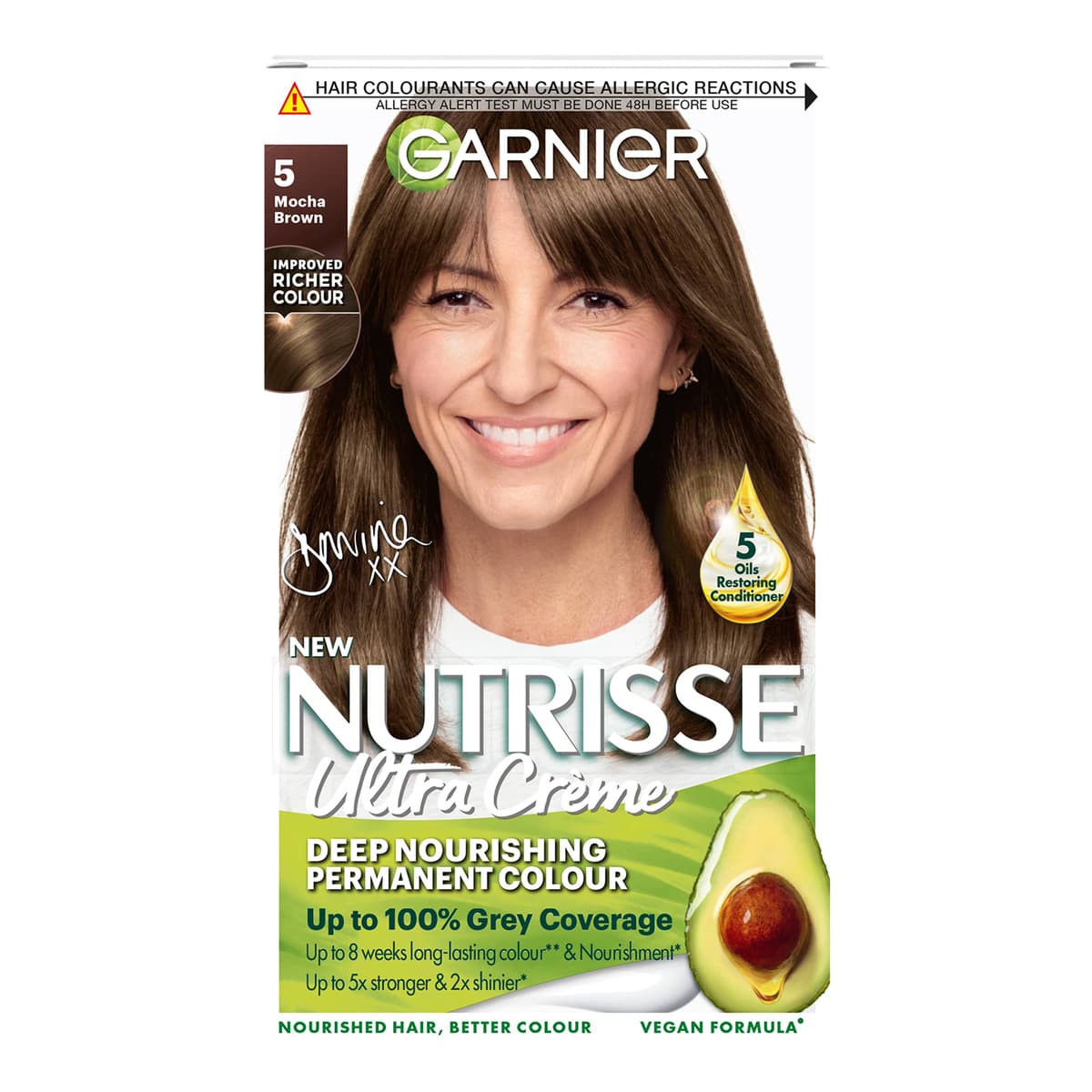 Nutrisse Permanent Hair Dye - 5 Mocha Brown