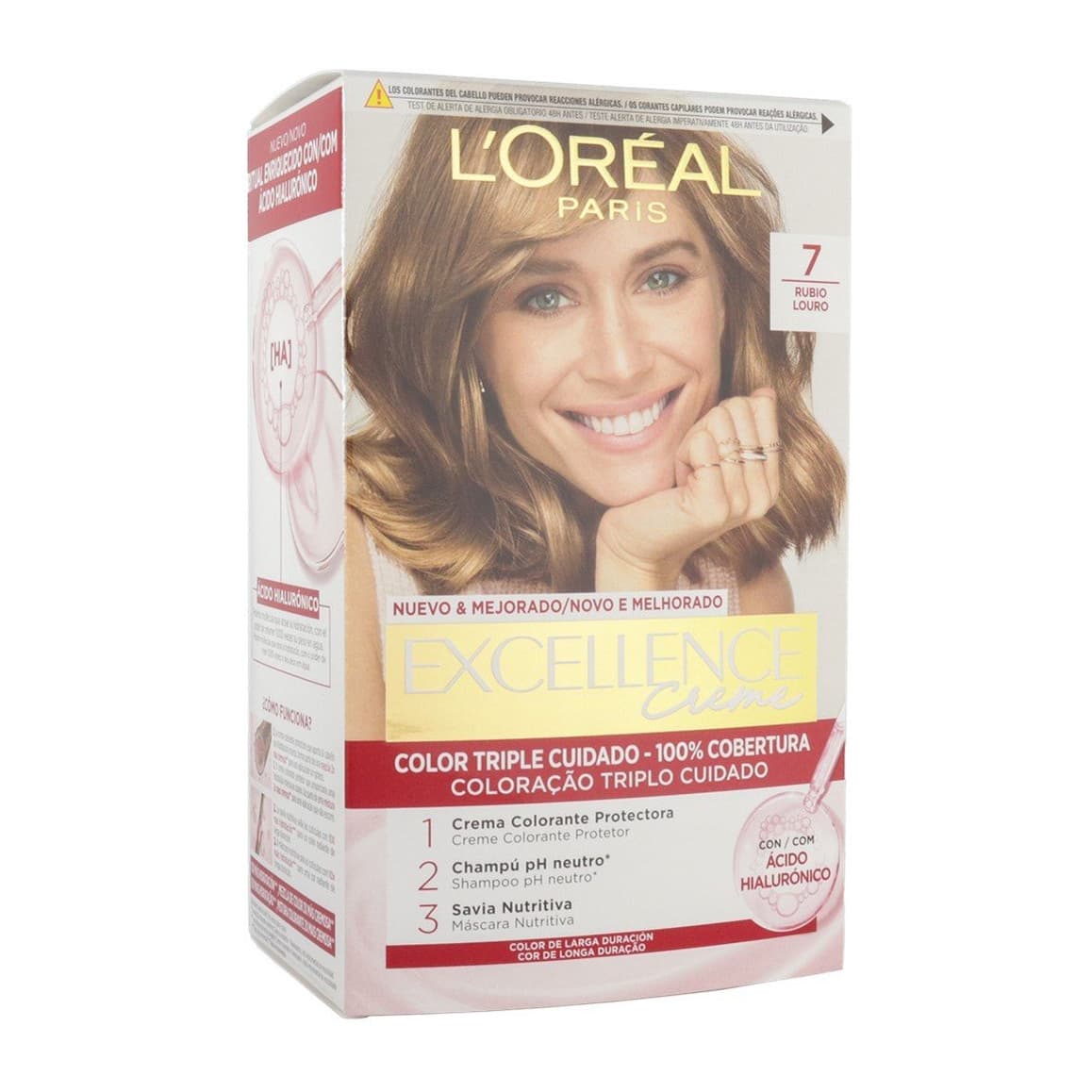 Excellence Creme Hair Dye 7 Blonde