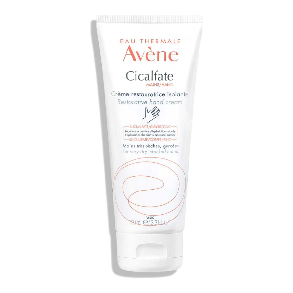 Cicalfate Restorative Hand Cream for Very Dry, Cracked Hands