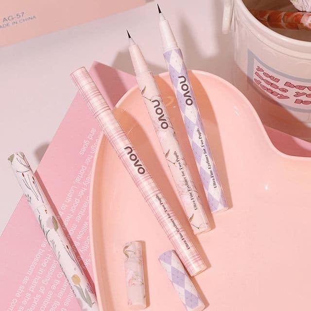 Ultra Fine Liquid Eyeliner Pen, #06# Pinky Brown