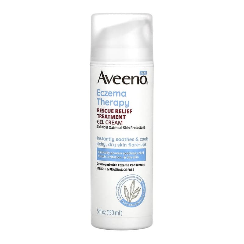 Eczema Therapy, Rescue Relief Treatment Gel Cream, Steroid & Fragrance Free