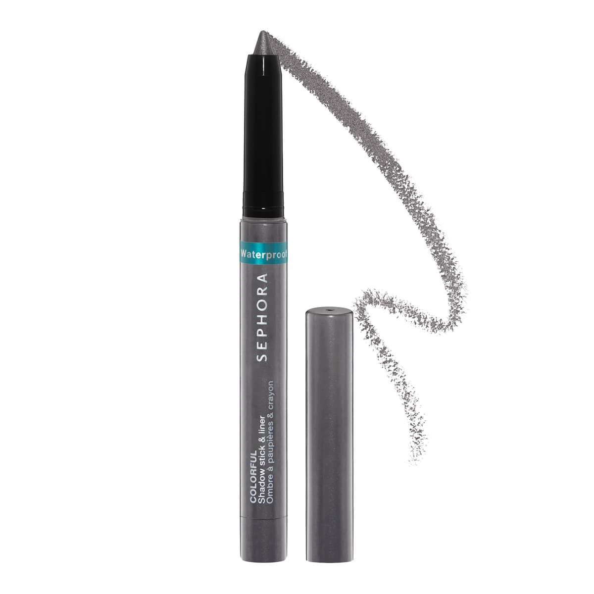 Sephora Colorful® Waterproof Eyeshadow & Eyeliner Multi-Stick, #10 Grey Shimmer