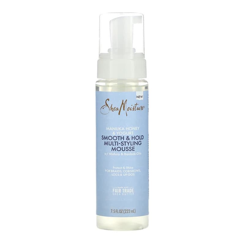 Manuka Honey & Yogurt, Smooth & Hold Multi-Styling Mousse w/ Mafura & Baobab Oils