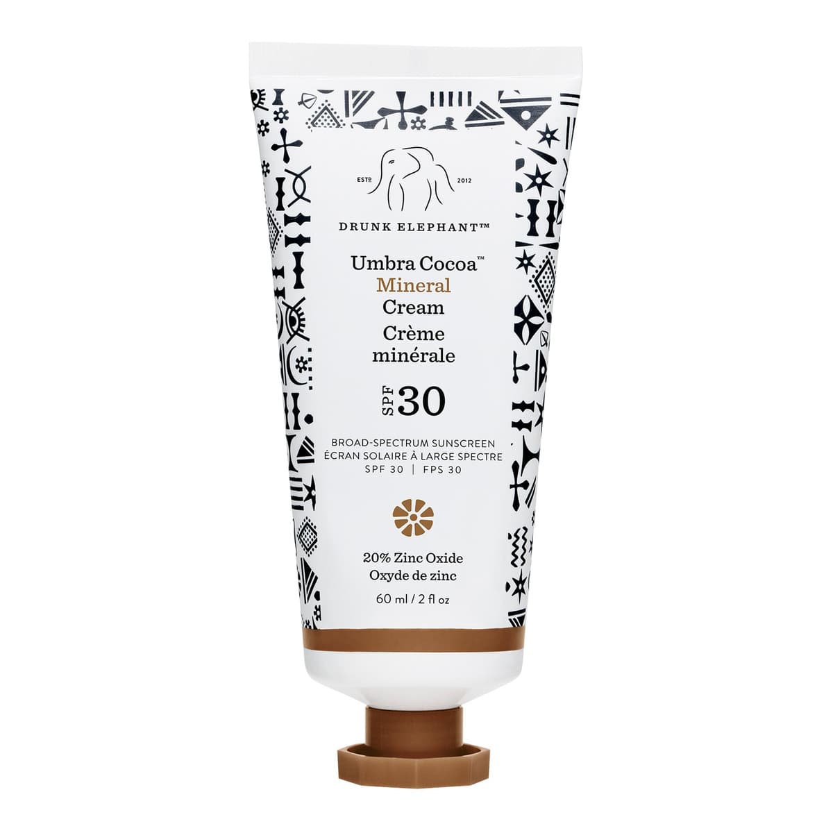 Umbra 100% Mineral Cream SPF 30/PA+++ Tinted Face Sunscreen, Cocoa