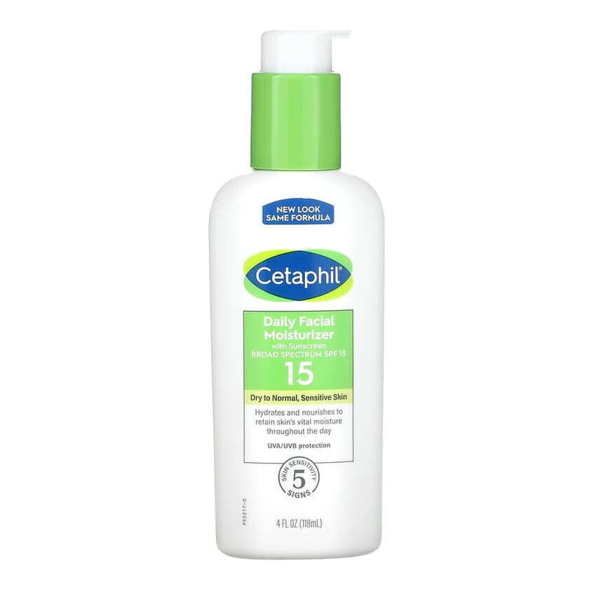 Daily Facial Moisturizer with Sunscreen, SPF 15