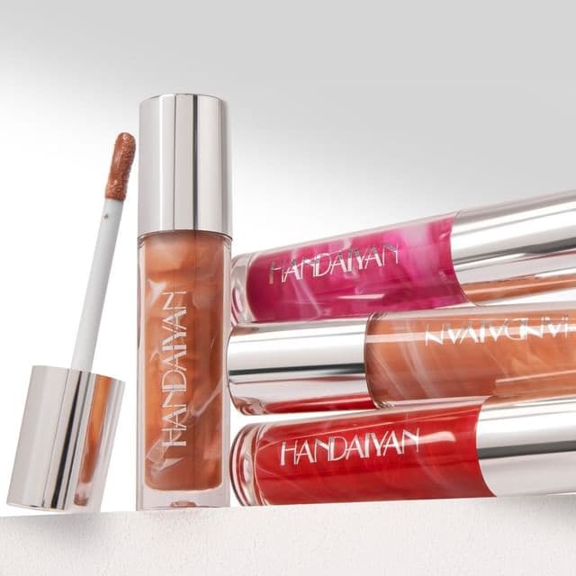 Marble Veining Mirror Lip Gloss, #02#