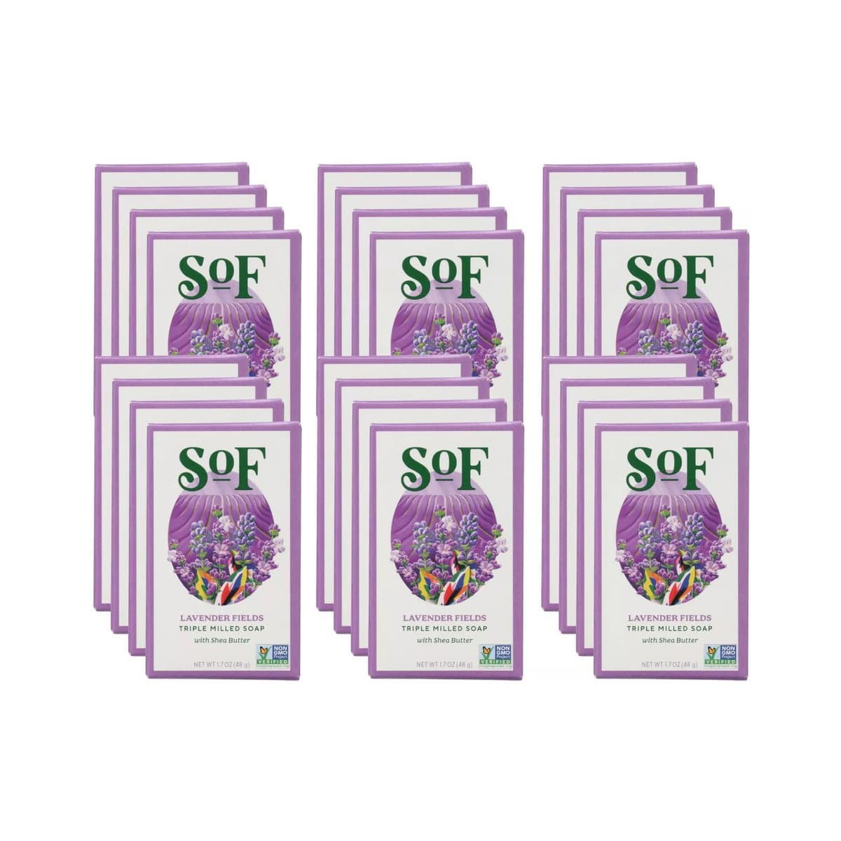 Lavender Fields Triple Milled Soap Travel Size