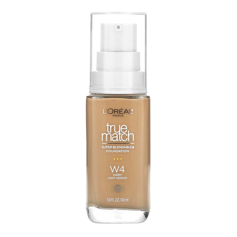 True Match, Super-Blendable Foundation, W4 Warm Light Medium