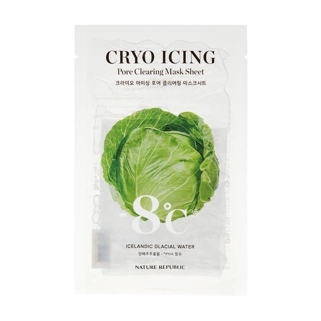 Cryo Icing Mask Sheet, Pore Clearing