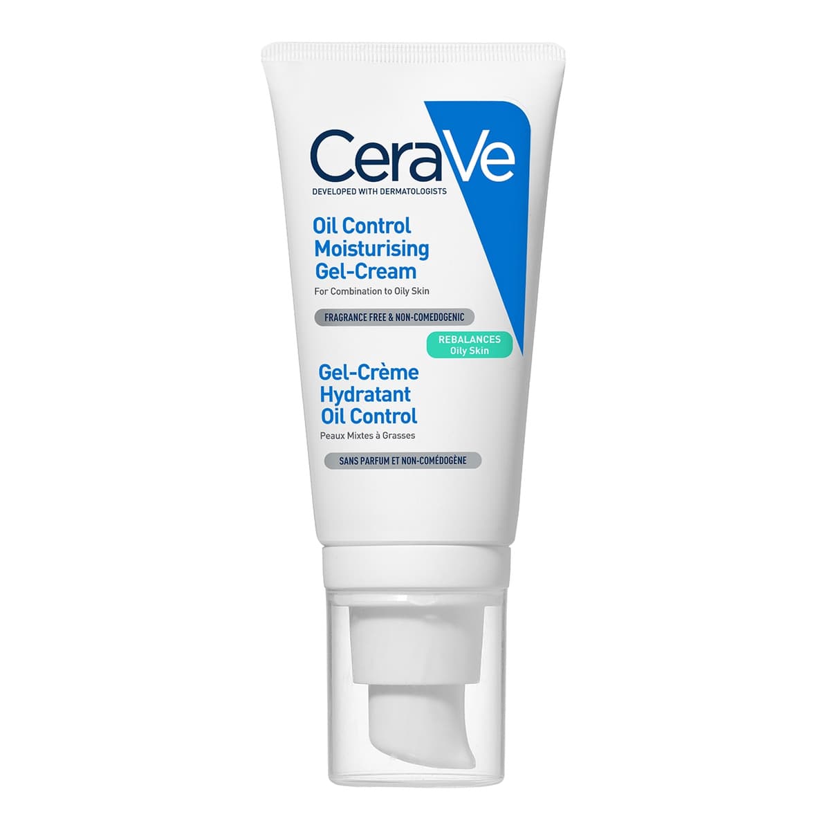 Oil Control Moisturising Gel-Cream With Oil Absorbing Technology and Ceramides for Combination and Oily Skin