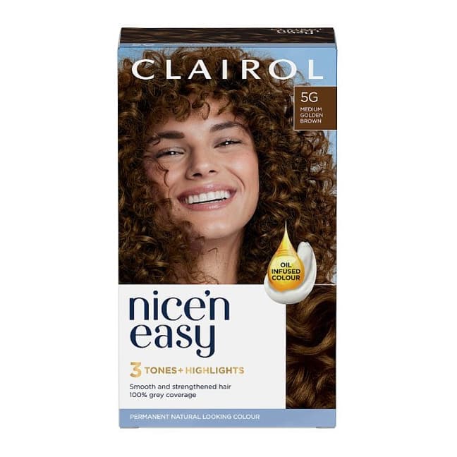 Clairol Nice'n Easy Hair Dye Medium Golden Brown