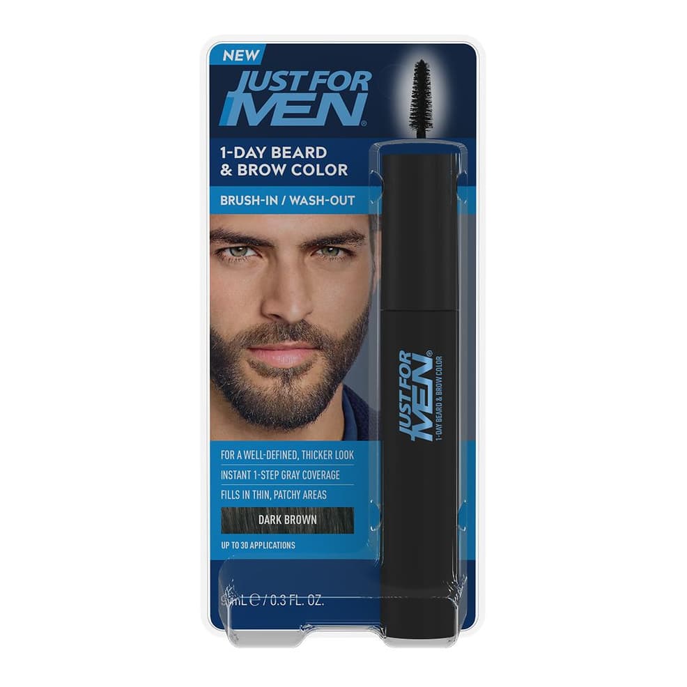 1-Day Beard & Brow Color, Dark Brown