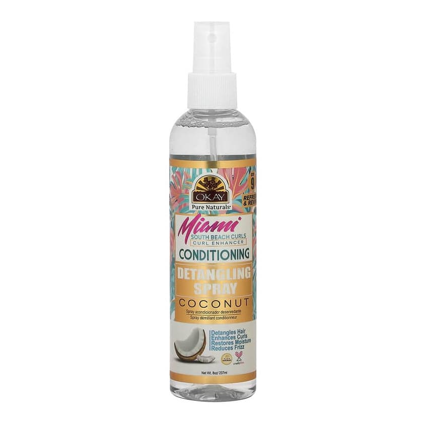 Miami, Detangling Spray, Conditioning, Coconut